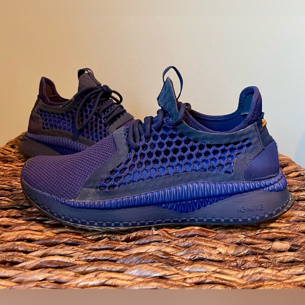 Men’s Tsugi Netfit Ankle High Fabric Sneakers, Navy